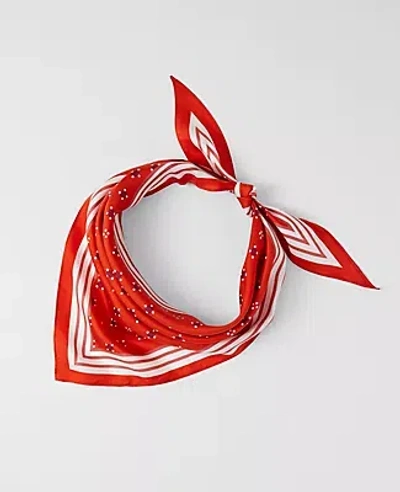 Ann Taylor Geo Triangle Silk Scarf