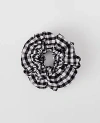 Ann Taylor Gingham Scrunchie In Black