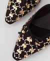 Ann Taylor Glitz Mule Slide Flat In Black