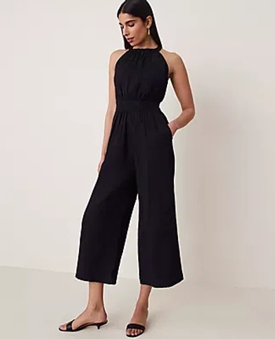 Ann Taylor Halter Jumpsuit In Black