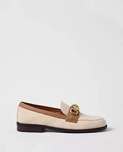 Ann Taylor Hardware Embellished Loafer In Pattern