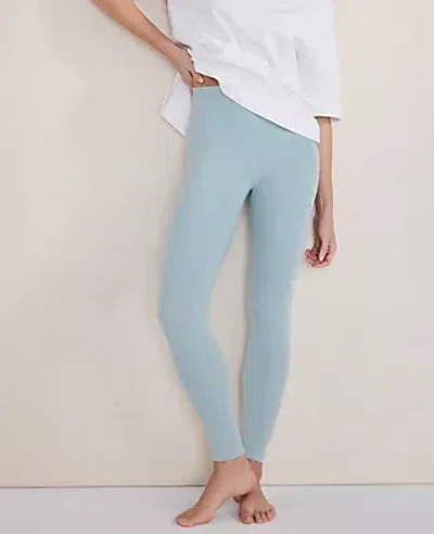 Ann Taylor Haven Well Within Balance Heather Leggings In Cascade Blue
