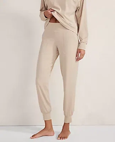 Ann Taylor Haven Well Within Balance Joggers In Dusty Shell