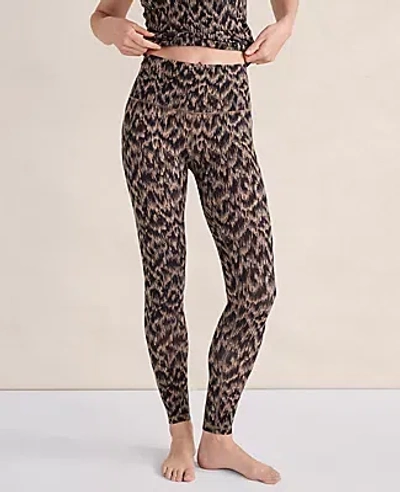 Ann Taylor Haven Well Within Balance Leggings In Forest Branch