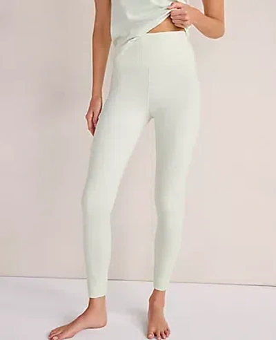 Ann Taylor Haven Well Within Balance Organic Cotton Leggings In White