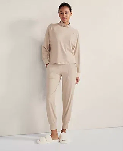 Ann Taylor Haven Well Within Balance Turtleneck Pullover In Dusty Shell
