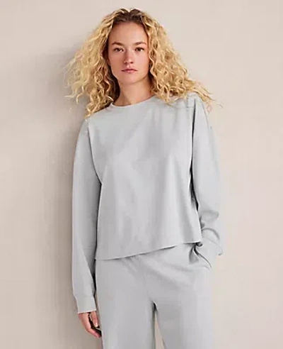 Ann Taylor Haven Well Within Botanical-dyed Organic Cotton Interlock Top