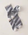Ann Taylor Haven Well Within Cashmere Striped Socks In Gray