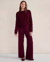 Ann Taylor Haven Well Within Cashmere Wide Leg Pants In Purple