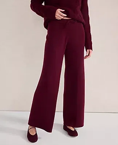 ANN TAYLOR HAVEN WELL WITHIN CASHMERE WIDE LEG PANTS