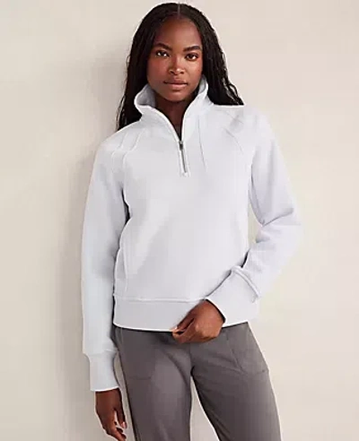 Ann Taylor Haven Well Within Cloud Fleece Half-zip Pullover