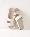 Ann Taylor Haven Well Within Linen Cutout Slides In Natural