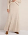 Ann Taylor Haven Well Within Lurex Rib Knit Maxi Skirt In Gold