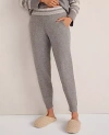 Ann Taylor Haven Well Within Organic Cotton Blend Nostalgic Fair Isle Joggers In Gray