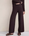 Ann Taylor Haven Well Within Organic Cotton Blend Pintuck Wide Leg Pants In Black