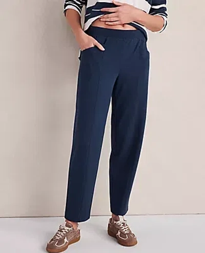 Ann Taylor Haven Well Within Organic Cotton Interlock Barrel Leg Pants