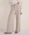 Ann Taylor Haven Well Within Organic Cotton Knit Wide Leg Pants In Neutral