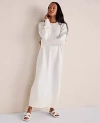 Ann Taylor Haven Well Within Organic Cotton Midi Dress In Ivory