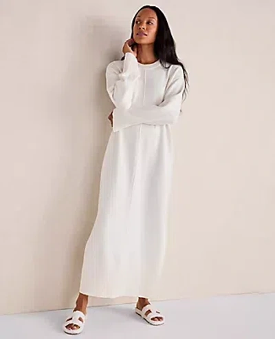 Ann Taylor Haven Well Within Organic Cotton Midi Dress In Ivory