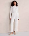 Ann Taylor Haven Well Within Organic Cotton Rib Knit Pants In Ivory