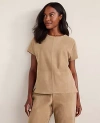 Ann Taylor Haven Well Within Suede Muscle Tee In Brown