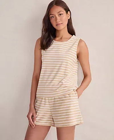 Ann Taylor Haven Well Within Terry Cloth Stripe Tank