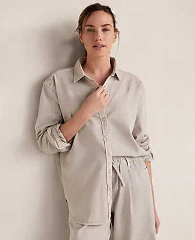 Ann Taylor Haven Well Within The Daily Shirt In Ash
