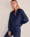 Ann Taylor Haven Well Within The Daily Shirt In Blue
