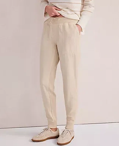 Ann Taylor Haven Well Within The Effortless Twill Jogger In Brown