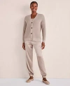 Ann Taylor Haven Well Within Washable Silk Drawstring Cargo Joggers In Porcini