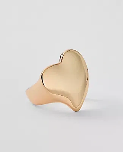 Ann Taylor Heart Ring In Gold