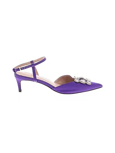 Pre-owned Ann Taylor Heels In Purple