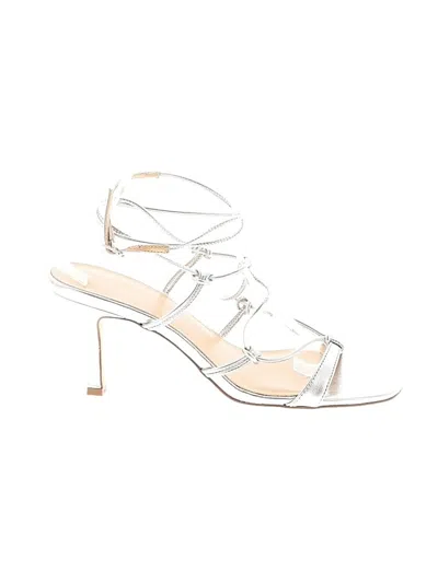 Pre-owned Ann Taylor Heels In Silver