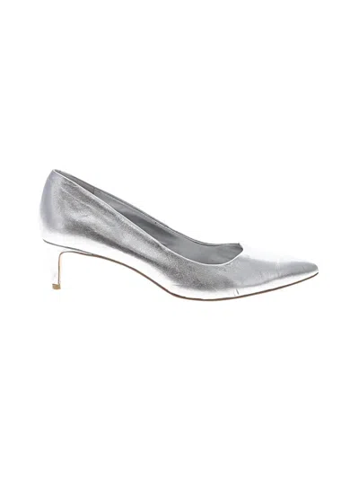 Pre-owned Ann Taylor Heels In Silver