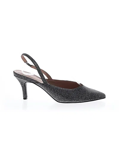Pre-owned Ann Taylor Heels In Silver