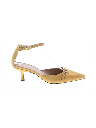 Pre-owned Ann Taylor Heels In Yellow
