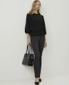Ann Taylor Houndstooth Side Zip Legging In Multi