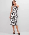 Ann Taylor Ikat Halter Wrap Midi Dress