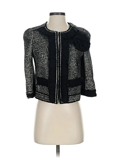 Pre-owned Ann Taylor Jacket In Black