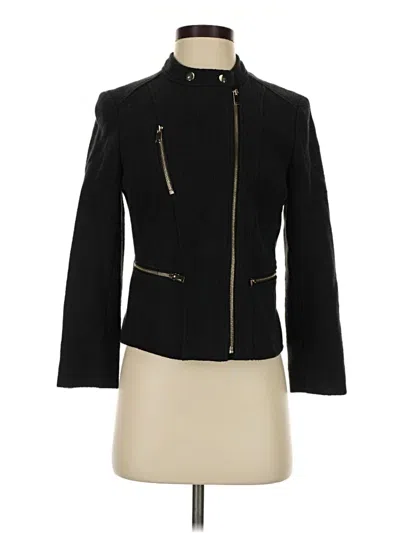 Pre-owned Ann Taylor Jacket In Black