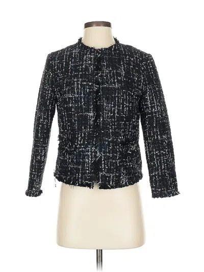 Pre-owned Ann Taylor Jacket In Blue