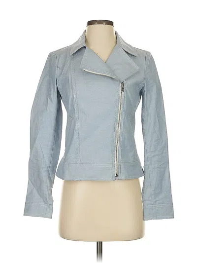 Pre-owned Ann Taylor Jacket In Blue