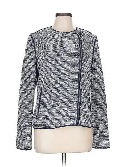 Pre-owned Ann Taylor Jacket In Blue