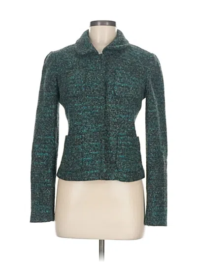 Pre-owned Ann Taylor Jacket In Blue