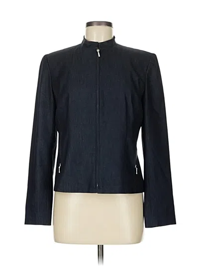 Pre-owned Ann Taylor Jacket In Blue