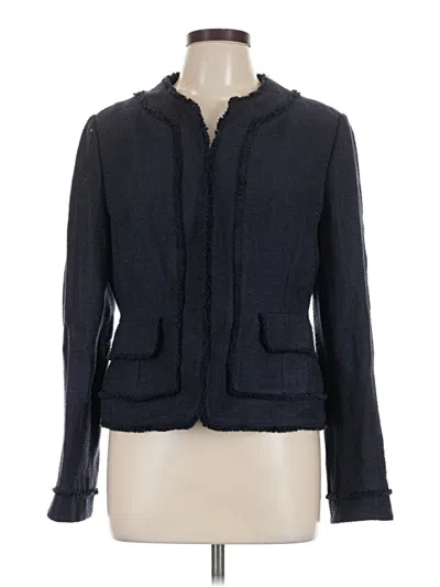 Pre-owned Ann Taylor Jacket In Blue