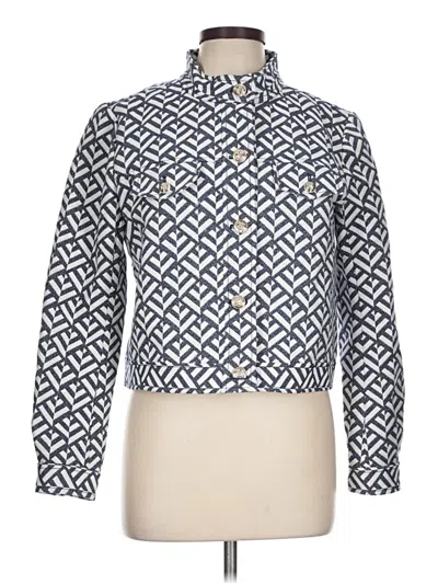 Pre-owned Ann Taylor Jacket In Blue