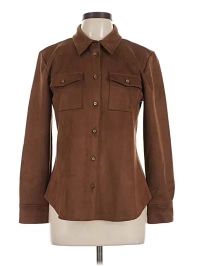 Pre-owned Ann Taylor Jacket In Brown