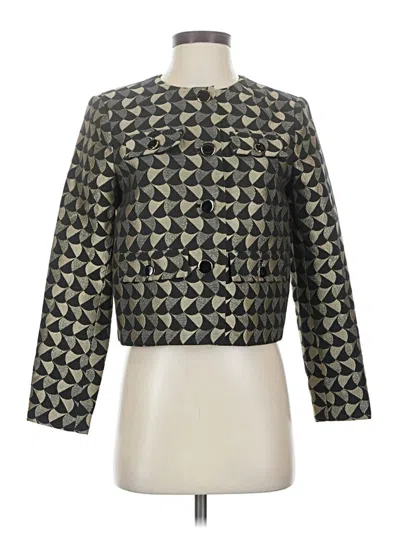 Pre-owned Ann Taylor Jacket In Gold