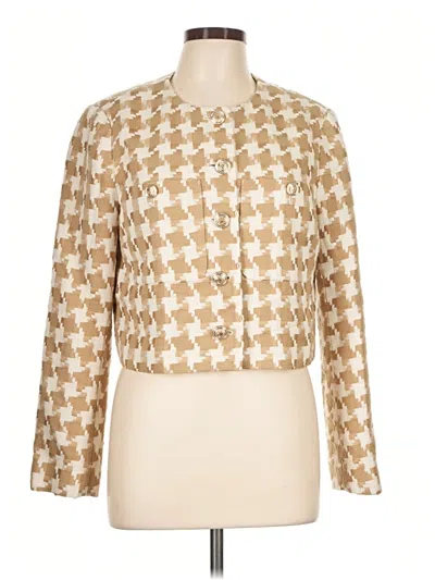 Pre-owned Ann Taylor Jacket In Gold
